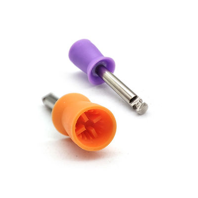 Disposable Dental Prophy Brush 4 Ribs 4 Angles Rubber Latch Style
